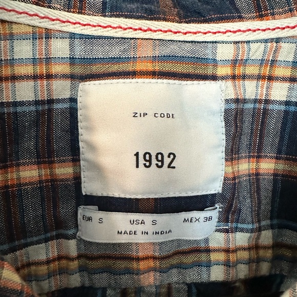 Zip Code 1992 men’s small button down shirt - Picture 3 of 5